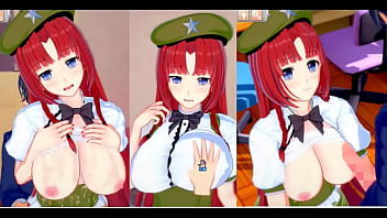 【エロゲーコイカツ！】東方 紅美鈴におっぱい揉みまくりH！3DCG巨乳アニメ動画(東方プロジェクト)【ヘンタイゲーム】