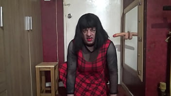 bisexual crossdresser just saying and showing you how much he wants to ride a real dick and for you to cream right down the back of his throat