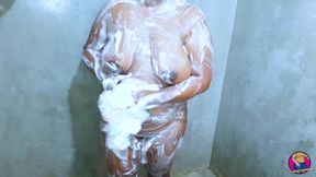 නාන ගමන් ගත්ත පට්ට සැප ෆක් එක. ඒ පක මරු හලෝ - Stepmom and Stepson Fuck in the bathroom while bathing