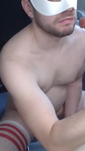 Straight Man Deepthroats for Stepdaddy's Pleasure - Hard Cum with Groans
