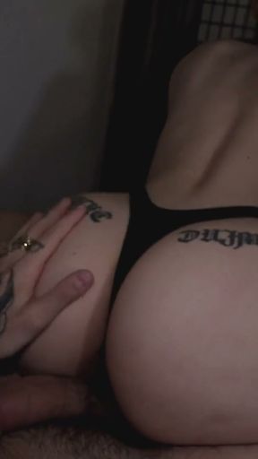 Inked Alt Couple Montage, Big Booty &amp; Sloopy BJ's   Clip 2