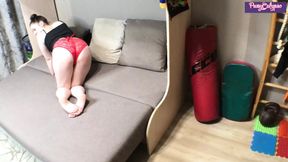 Stepmom Accidentally Got Stuck In The Couch