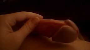 Slowly Fondling My Horny Cock Until It Cums