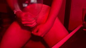 Masturbation with an Inflated Condom