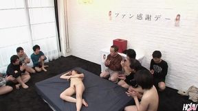 Hot Japanese Chick Akane Satozaki Likes Sucking Cocks