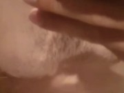 Morning jerking off routine with big arabic dick