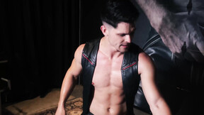 Chained Quin Quire Gives Rough Bareback