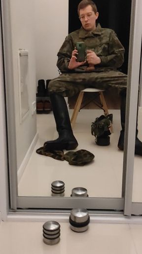 Gay Army Men Fun My Dick in Leather