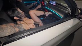 Famous Colombian actress fucked in my sports car