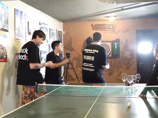 Disrobe-pong stream with argentinian pornstars gets hawt! Knock Knock Club