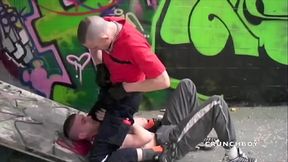 frenc slut tiwnkf ucke dby older badboy in outdoor with cockring