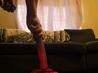 RobinBunny’s Glorious Booty takes 12 inches of pink