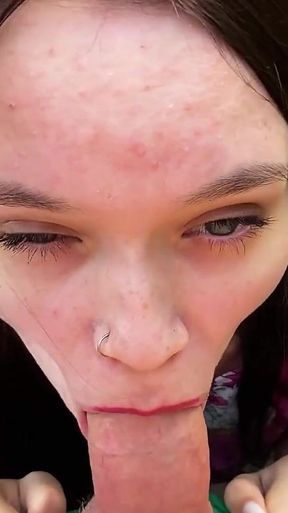 Stepsister Got Nervous in the Cornfield and Found Comfort in Her Stepbrother's Big Cock
