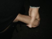 Night jerking while walking on a bicycle path