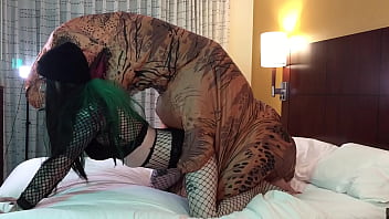 Dinosaur Fucks Trans Goth Girl