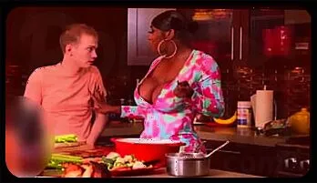 Intense Interracial Threesome with Ebony Stepmom and Girlfriend's Boyfriend