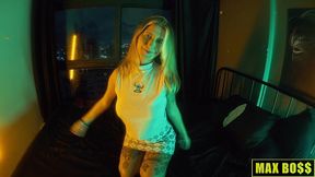 brazillian step sister dancing funk and getting a huge creampie - max boss