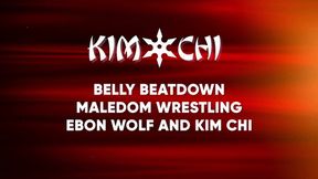 Belly BeatDown MaleDom Wrestling with Ebon Wolf & Kim Chi