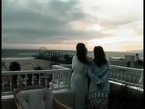 Squirting lesbians on the porch