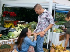 Sexy Vendor Eva Lovia Gets Fucked In Public Market