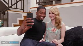 Blonde beauty cheats with BBC stud in doggystyle frenzy