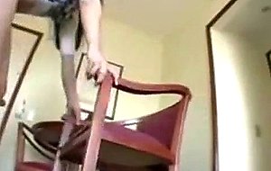 Burning tranny uses a toy for selfsatisfaction