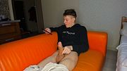Twink Star Pinches Wet Shaft For Massive Cum Eruption