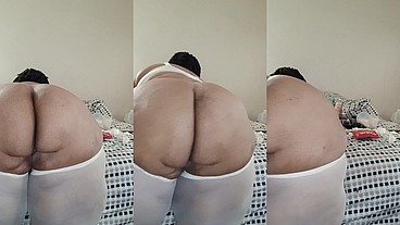 Big fat ass ghetto bitch bent over