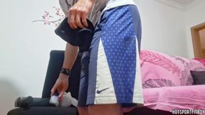 Fucking My Friend&#039;s Fleshlight &amp; Vibing My Big Cock Til I Cum Hard!
