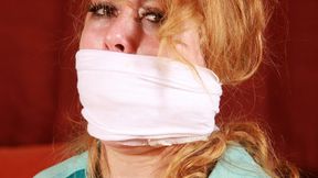 Curvy Pantyhose Clad Layla Smirks & makes a Cocky BET She can Get out of Being Bound & Gagged! RE ENCODE * NEW PREVIEW! 2026*