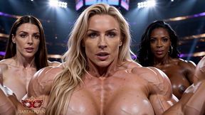 olympics of hot muscular women – ai-generated