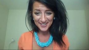 Clothe Brunette Chats for a Bit