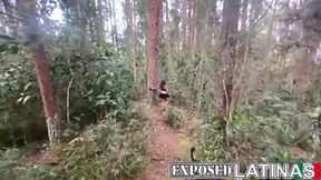 Hidden Latina Sex - I Seduce My Neighbor's MILF in the Forest - Alexa Lewis