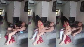 enfermeira adora ficar nessa posicao so com esse coroa ela goza gostoso