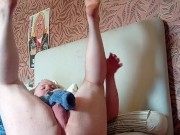 Slow motion points of view of a BBC-gangbang-thirsty gayslut , putting the hentai dildo up her ass