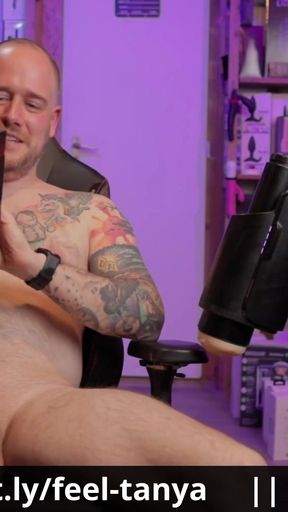 Iconic moment from &quot;Testing the new Tanya Tate stroker with my immersive interactive VR virtual sex contraption&quot;