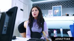 ADULT TIME - Intern Jane Wilde Is Welcomed With Raw Fuck From CEO Jade Venus Watched By The Office