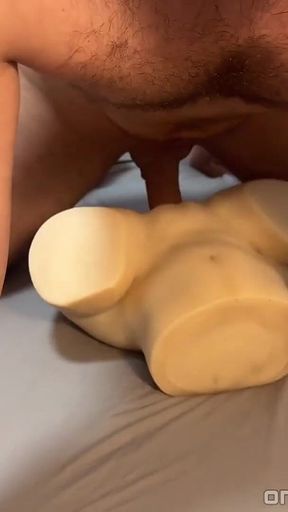 Don't Do This Unless You Want to Be Horny Like Me When Fucking a Realistic Doll Mary Who Has a Super Tight Pussy Until Huge Cum