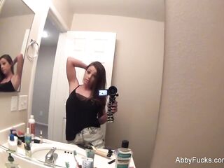 Abigail Mac Self Discharged Snatch closeup