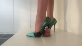 Lady Latisha - Diego Dolcini Stilettos - Trampling & **** Shoejob - POV