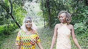 Ebony Party Lesbian teens 18+ In African Music Festival Hooking Up After Amazing Outdoor Rave