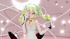 miku insect hentai dance undress creampie mmd 3d blonde hair
