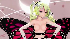 miku insect hentai dance undress creampie mmd 3d blonde hair