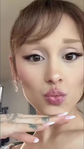 Celebrity GF with lipstick fetishes gets fucked by her goonette