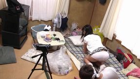 Randy POV: Brunette Japanese Teen&#039;s Big Ass Lingerie Show &amp; Lewd Stimulant Sex