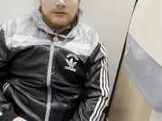 Aasssox wank in shopping centre toilets