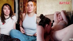 German amateur Zora and Innana squirt together
