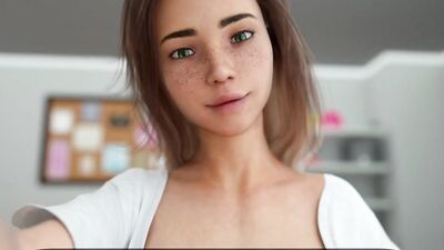 Sara's ROUTE: A petite step-sibling porn video with vibrator and HD action!