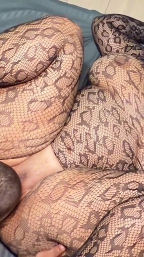 I Dress in a Sexy Mesh Outfit to Ask My Stepbro to Fuck My Asshole - Savannah Watson