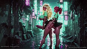 New Ai Reality - Firida And Finley: Futanari In The Alleyway